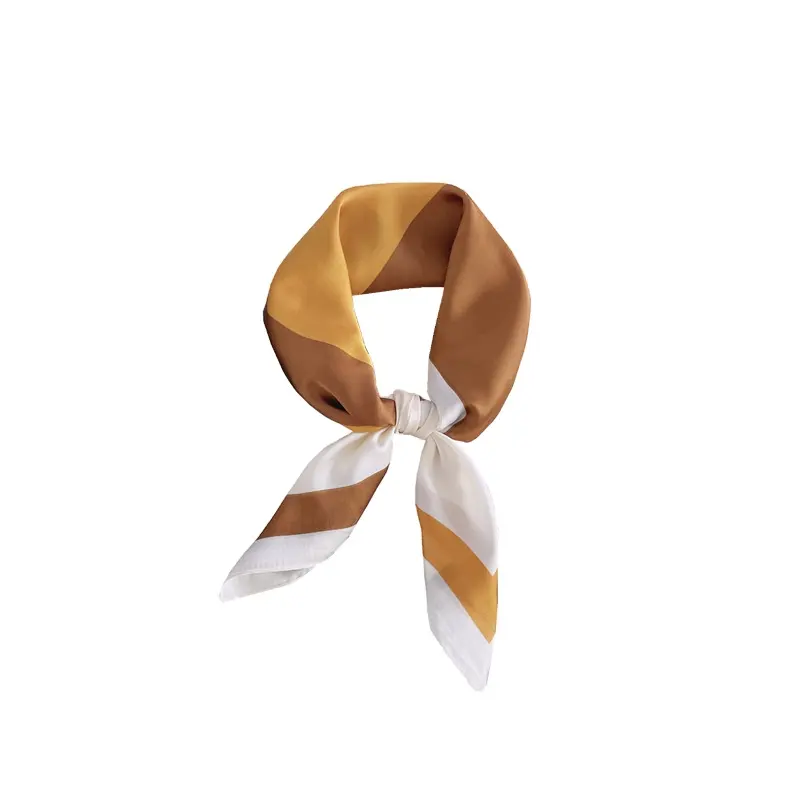 Age season decoration ribbon emulation silk scarf joker professional scarf 70 *70cm of small squares
