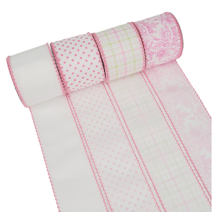 شريط غروغران مخصص بعرض 2.5 بوصة (63 مم) مع طباعة حرارية وحواف مخيطة على شكل هلال لأعمال الحرف اليدوية وإكسسوارات الشعر - Product Image 5