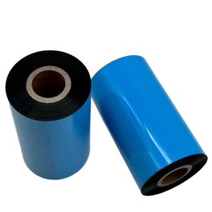 ริบบิ้นถ่ายโอนความร้อน KIYA รุ่น DBA-1103 ขนาด 110x300 เมตร วัสดุ PET ชนิดเรซิ่น หมึกสีดำสำหรับเครื่องพิมพ์บาร์โค้ดที่ใช้ริบบิ้นร่วมกันได้ - Product Image 1