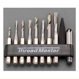 Kit de perçage et taraudage 10 pièces ESCO-EA829BE (tailles M3-M6) le plus vendu et fiable pour outils électriques (taraud avec guide) à prix abordable - Product Image 1