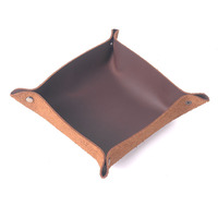 supérieure organisateur de bureau artisanal | Plateau de rangement de cadeau d'entreprise de luxe avec boutons-pression