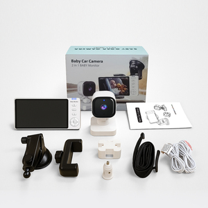 Système de surveillance pour bébé avec écran IPS 5 pouces pour moniteur de voiture pour bébé, sans fil, orienté vers l'arrière, 720p, audio bidirectionnel, portée de 300 m, pour bébé - Product Image 2