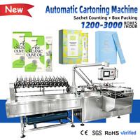 Machine d'emballage horizontale automatique pour sachets de gel shampoing à l'huile d'olive, bâtonnets de bain de bouche et sachets de rinçage buccal