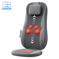 Matelas de massage corporel complet LEERCON avec airbag, vibration, shiatsu, pétrissage, chauffage, étirement, soulagement de la pression, pour la maison et la voiture, pliable
