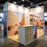 Stand d'exposition pliable 3x3m (10x10ft) avec panneau nid d'abeille léger et portable pour salon professionnel