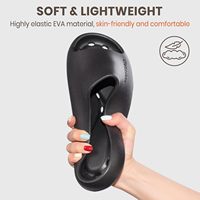 Chaussures de douche ouvertes BSR pour femmes et hommes, antidérapantes, légères, à séchage rapide, avec trous de drainage, pour toutes les saisons, logo embossé