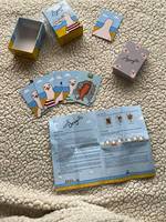 Cartes de jeu de table personnalisées en papier avec boîte à fond estampé à chaud pour les promotions de fêtes et de cadeaux