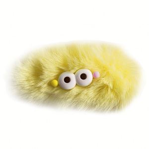 Barrettes à cheveux coréennes mignonnes en peluche en forme de <span class=keywords><strong>crabe</strong></span> pour femmes, accessoires capillaires en métal avec grandes yeux, épingles et pinces à cheveux - Product Image 6