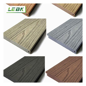Vente en gros solide Terrasse en teck Bois Plastique Composite Terrasse Composite Petit <span class=keywords><strong>Gap</strong></span> Co Extrusion Planche de terrasse pour parc - Product Image 6