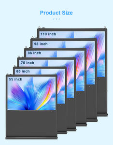 43 49 lớn màn hình rộng Totem publicitario quảng cáo tầng thường vụ kỹ thuật số biển Màn hình hiển thị Battery Powered LCD kỹ thuật số - Product Image 3