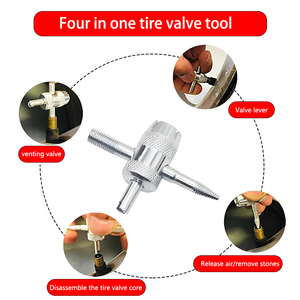 ชุดเครื่องมือเปลี่ยนวาล์วยางแบบรวดเร็ว เหมาะสำหรับรถยนต์, รถเอทีวี, รถบรรทุก, รถจักรยานยนต์, ฯลฯ สำหรับเปลี่ยนวาล์วที่รั่วไหลในรถยนต์ -001 - Product Image 6