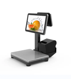 Customization Self-Service Double Touch Screen <strong>POS</strong> Weighing 15.6 Inch <strong>Point</strong> <strong>of</strong> Sale System All-in-one Electric <strong>Scales</strong> <strong>Supplier</strong> - Product Image 2