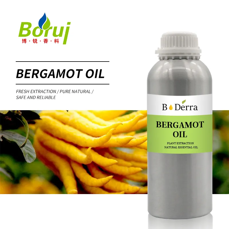 Prix de gros Marque privée de qualité alimentaire en vrac 100 huile essentielle naturelle de bergamote pure pour cheveux