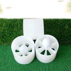 Tazza da <span class=keywords><strong>Golf</strong></span> in plastica da 4 pollici con 6 fori di scarico per pratica di Putting Green per interni esterni per golfisti in giardino - Product Image 6
