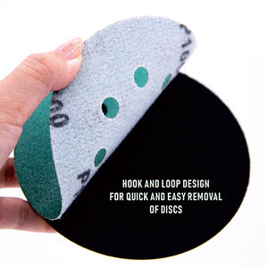 Herramientas abrasivas Papel de <span class=keywords><strong>lija</strong></span> Gancho verde y disco de lijado Papel de <span class=keywords><strong>lija</strong></span> adecuado <span class=keywords><strong>para</strong></span> pulido de automóviles - Product Image 2