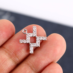 Ciondolo Zodiacale CZ7987 di Alta Qualità, Mini Charm Astrologico con Micro Pavé CZ, Piccolo Pendente Zodiacale per Regalo di Compleanno - Product Image 5