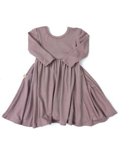 Vestido Tipo Túnica de Algodón Jersey para Bebés y Niñas Pequeñas, Falda Plisada, Vestido de Manga Larga para Otoño - Product Image 5