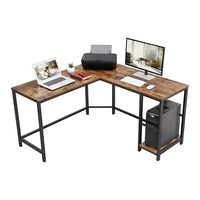 Conception simple table en bois de gros bureaux d'angle d'ordinateur de style moderne meubles de bureau à domicile bureau d'étude avec tiroir
