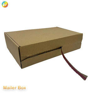 Tùy chỉnh vận chuyển hộp bưu phẩm với logo tự dính dây kéo xé Dải các tông sóng gấp gửi thư hộp cho ví - Product Image 3