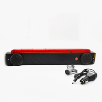 Feu de remorquage magnétique sans fil de 19 pouces Kit de queue à 9 LED avec frein de rotation pour camions remorques caravanes campeurs RVs Vans bateaux