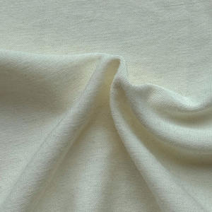 Оптовая продажа, мягкая легкая 70%, полиэстер, 18% искусственный шелк, 8% шерсть, 4%, спандекс, смесь вискозы, шерсть, эластичная трикотажная ткань для нижнего белья, футболки - Product Image 5