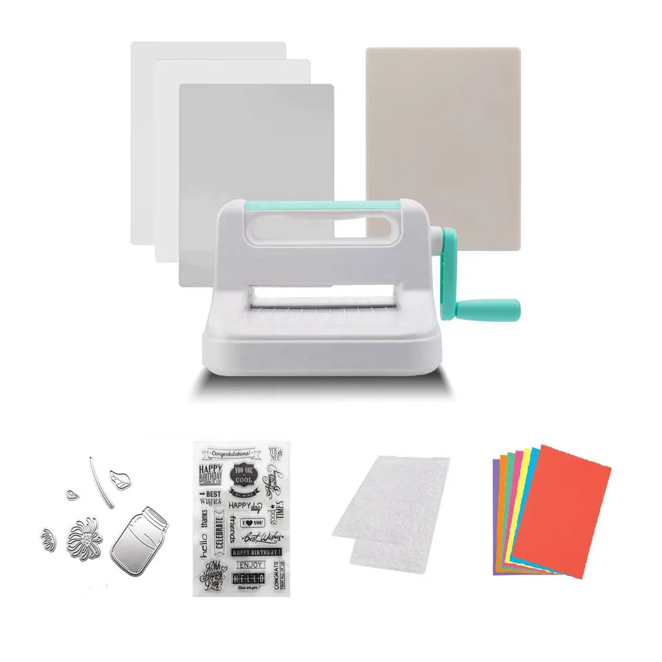26042 A5 ferramenta manual de scrapbooking de papel manual não ajustável, máquina de corte e gravação DIY para artesanato