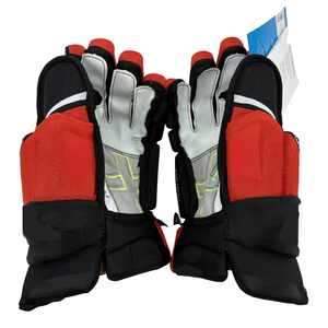 Guantes de <span class=keywords><strong>Hockey</strong></span> sobre Hielo Rojos y Negros Cómodos de Usar con Material Compuesto Tallas 13 y 14 para Actividades al Aire Libre - Product Image 4