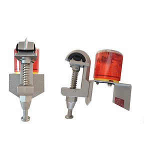 Feux d'avertissement solaires pour pipeline haute tension, lumière rouge LED clignotante, IP65, pour la sécurité routière - Product Image 5