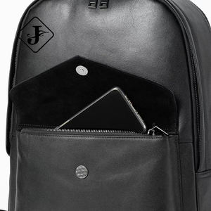 Sac à dos de voyage de <span class=keywords><strong>luxe</strong></span> personnalisé avec logo, pour ordinateur portable 15,6 pouces, en <span class=keywords><strong>cuir</strong></span> véritable, pour <span class=keywords><strong>homme</strong></span>, décontracté - Product Image 2