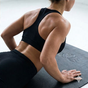 Tapete de <span class=keywords><strong>Yoga</strong></span> de PU con Líneas de Alineación <span class=keywords><strong>para</strong></span> Principiantes, Antideslizante, Ecológico, Portátil, Resistente al Estiramiento, Longitud Personalizada - Product Image 6