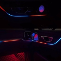 Éclairage intérieur automobile, lumière ambiante LED pour Volvo S60 V60 XC60, 64 couleurs, éclairage ambiante intérieur de voiture, 18 en 1