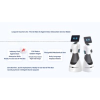 Robot Pemandu Wisata Pintar Xiaomi Leopard Lite 2026 Baru, Interaktif Suara, Q&A, Pengenalan Wajah, Pemutaran Iklan Berulang