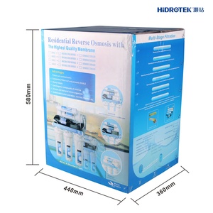 Purificatore d'Acqua <span class=keywords><strong>Domestico</strong></span> Hidrotek Sottolavello 50GPD/75GPD/100GPD con Riduzione TDS del 99%, 5 Stadi e Serbatoio - Product Image 5