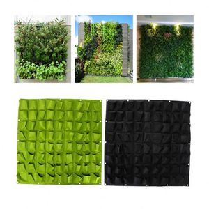 Jardinière murale verticale auto-arrosante colorée à rayures - Product Image 3