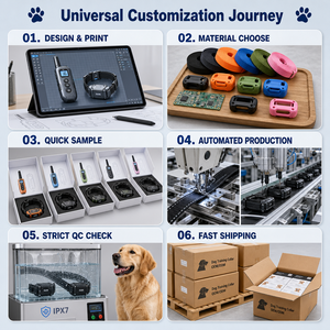 Dispositif professionnel de dressage de chien à distance, <span class=keywords><strong>portée</strong></span> de 1000 pieds, collier à choc et à vibration pour un entraînement comportemental efficace - Product Image 2