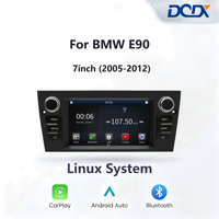 Radio Inteligente con Pantalla Táctil de 7 Pulgadas para BMW E90 E91 E92 E93, con Sistema Multimedia Inalámbrico Android Auto y CarPlay, DSP y Bluetooth