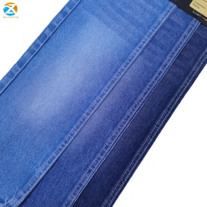 Bán Buôn 14Oz 100% Cotton Twill Denim Vải Màu Đen + Màu Xanh Sợi Nhuộm Dệt Heavyweight Bàn Tay Mềm Mại Cảm Thấy Cho Trang Phục Túi - Product Image 2