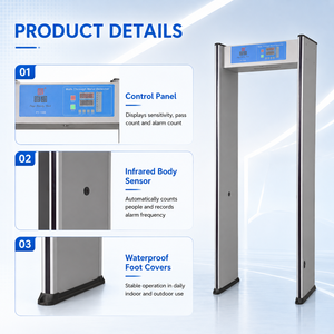 Walk Through Metal Detector Gate <strong>Security</strong> Door Frame <strong>Security</strong> Body Scanner Puerta Detector De Metales Archway Entrance <strong>Equipment</strong> - Product Image 3