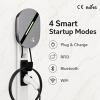 Brezilya Güneydoğu Asya 7kW 32A Tip 2 EV Şarj Cihazı Akıllı WiFi NFC Ev Tipi Duvar Şarj İstasyonu BYD Dolphin Seal Atto 3 7kW EVSE için