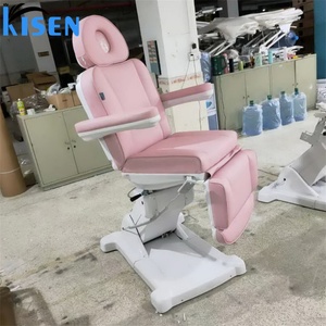 Sillón de Belleza para Salón Kisen, Silla Eléctrica Rosa para Tratamientos Faciales, Nuevo Diseño, Silla para Extensiones de Pestañas, Silla para Centro de Belleza, Precio Económico - Product Image 2