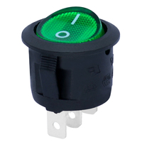 Interrupteur à bascule série MR-5 10A 125VAC/ 6A 250VAC SPST éclairé 3 broches fonction ON-OFF pour distributeur d'eau