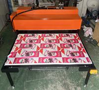 Nouvelle presse à chaud hydraulique à double plateau MYEKOO MK-1116 1,1m/1,6m, ouverture automatique, 44x64 pouces, pour sublimation textile grand format