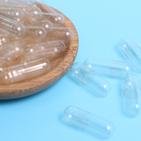 Capsules de gélatine transparentes séparées vides de service d'OEM/ODM capsules vides de la taille 00 pour la poudre