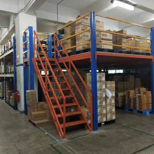 Металлическая стеллажная система для склада: Мезонинная платформа, усиленные полки для тяжелых нагрузок - Product Image 6