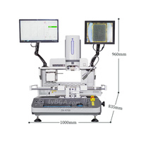 Station de soudage industrielle ZM-R750 à alignement optique BGA, zone de température IR, pour puce iPhone, GPU, CPU, PCB