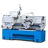 Alésage de broche 52mm, Machine de tour manuel en métal pour l'acier