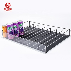 Zware-duty zwaartekrachtrolwagen-scheidingswand supermarkt rek waterfles displaystand koelcel schappen systeem - Product Image 1