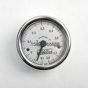 Manomètre analogique Roland 0,1-0,8 bar pour presse d'impression modèle 4437 - Product Image 1