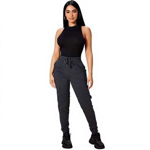 Wholesale <b>Women</b> Loose Fit Winter Hip Hop Jogger <b>Pants</b> Fashionable Embroidered Organic Cotton Fleece Breathable Track <b>Pant</b> Casual - Product Image 1