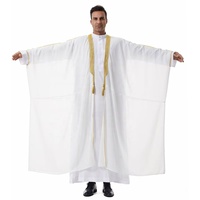 Robe longue en coton pour homme, style respirant, vente en gros disponible, nouveau style, thobe islamique pour hommes musulmans